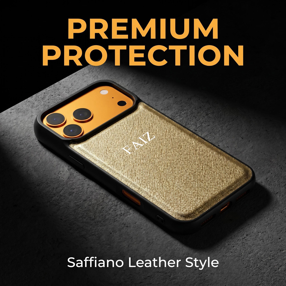 Funda Minimalista de Cuero Saf - Monogram Custom Case reseña y precio